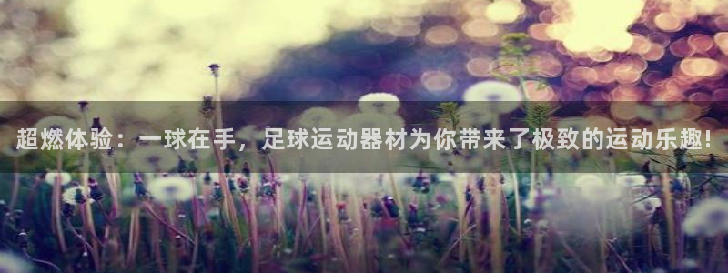 凯捷体育集团：超燃体验：一球在手，足球运动器材为你带来了极致