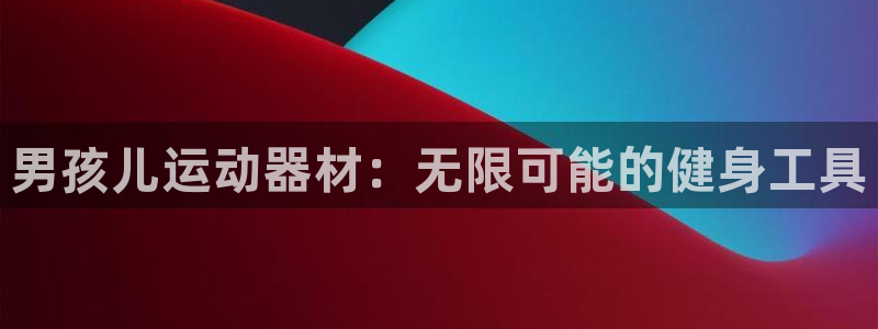 凯捷体育平台注册要钱吗：男孩儿运动器材：无限可能的健