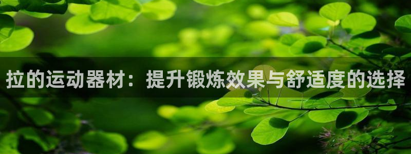 凯捷体育平台注册要钱吗是真的吗：拉的运动器材：提升锻