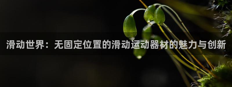 凯捷体育娱乐：滑动世界：无固定位置的滑动运动器材的魅力与创新