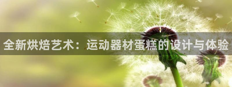 意昂平台体育：全新烘焙艺术：运动器材蛋糕的设计与体验