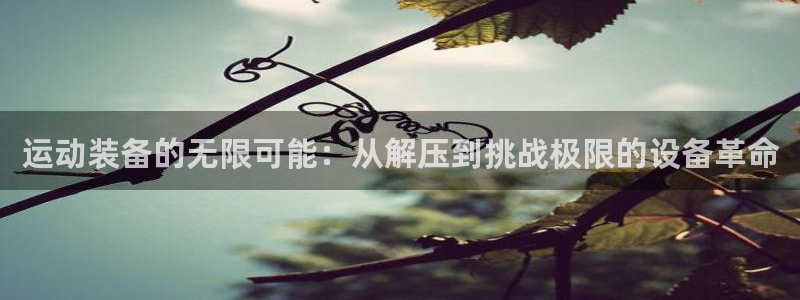 凯捷体育招商电话号码：运动装备的无限可能：从解压到挑战极限的