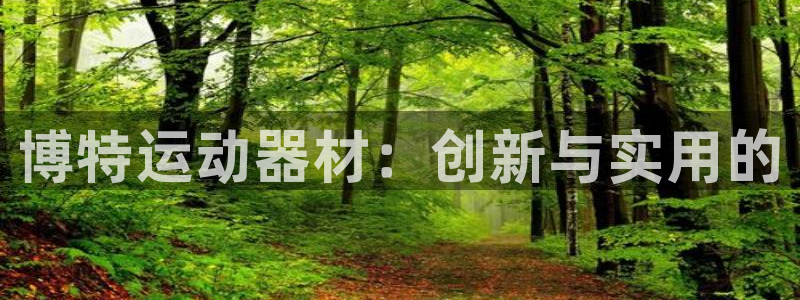 凯捷体育平台注册流程视频：博特运动器材：创新与实用的